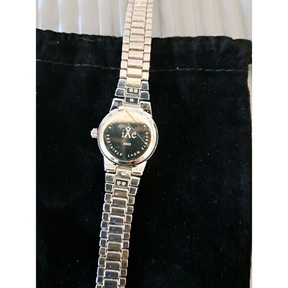 IXE Womens Stainless Steel‎ Quartz Movement Diamond Designer Watch main image 2